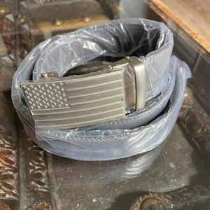 Dogleg Reaper Belt - Grey Mens Patriot Belt - New Without Tags